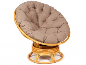 Кресло-качалка Papasan w 23/01 B с подушкой Honey, экошерсть Коричневый в Карпинске - karpinsk.magazin-mebel74.ru | фото