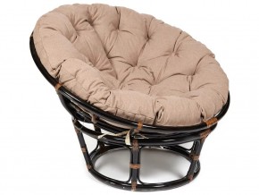 Кресло Papasan 23/01 W с подушкой Antique brown, экошерсть Коричневый в Карпинске - karpinsk.magazin-mebel74.ru | фото