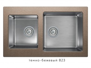 Мойка комбинированная Tolero twist TTS-840 Темно-бежевый 823 в Карпинске - karpinsk.magazin-mebel74.ru | фото