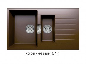 Мойка кварцевая Tolero Loft TL-860 Коричневый 817 в Карпинске - karpinsk.magazin-mebel74.ru | фото