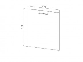 П 60 Комплект для посудомоечной машины 600 мм (цоколь + фасад) ЛДСП в Карпинске - karpinsk.magazin-mebel74.ru | фото