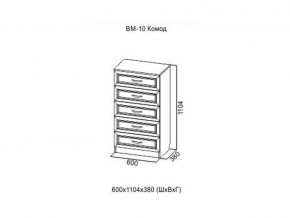 ВМ-10 Комод в Карпинске - karpinsk.magazin-mebel74.ru | фото